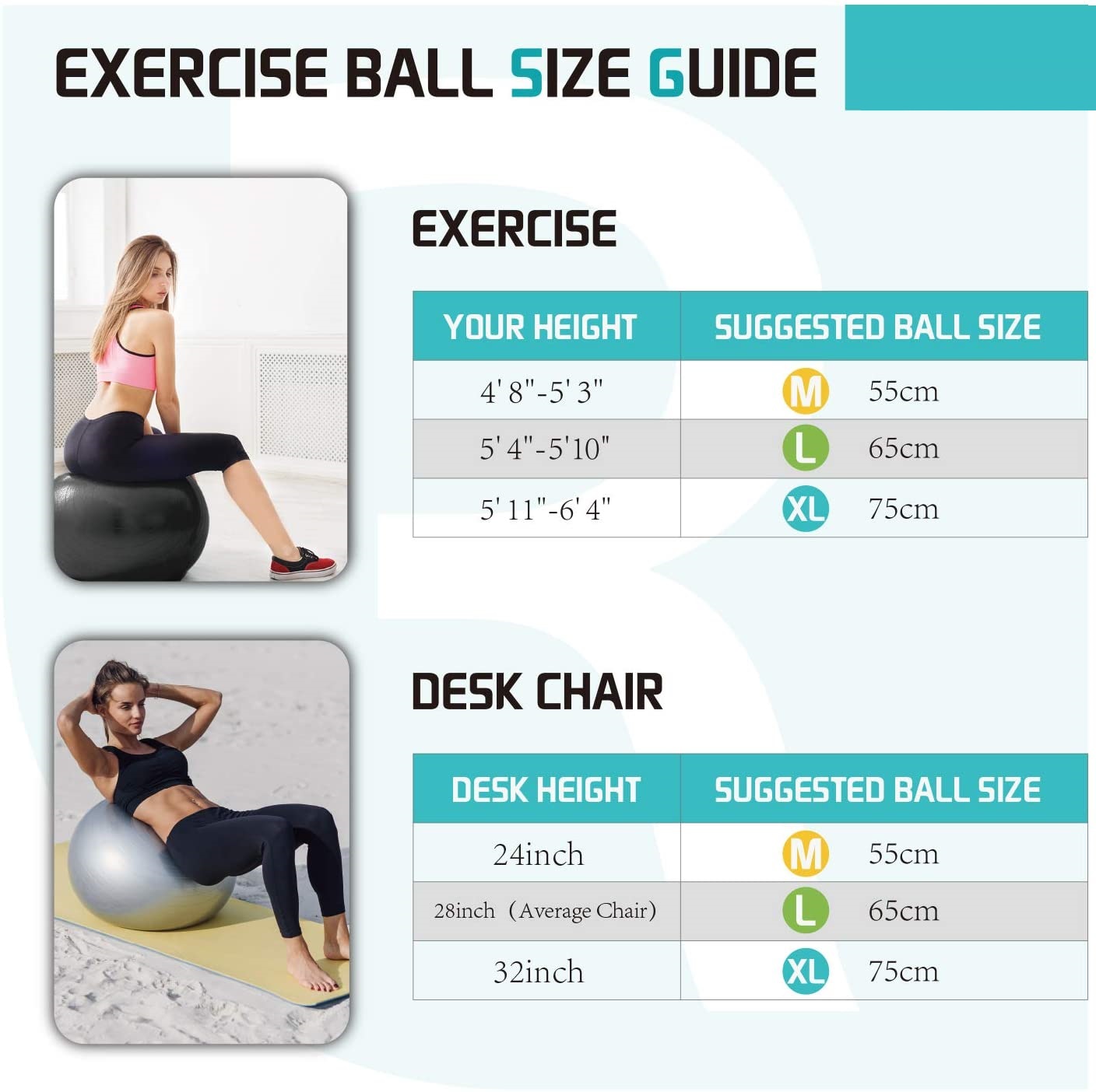 half yoga ball