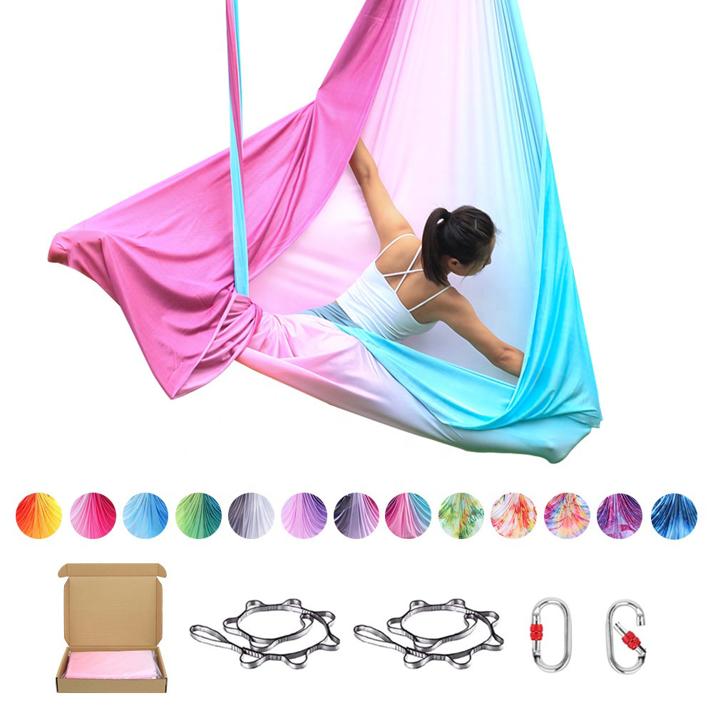 green yoga hammock