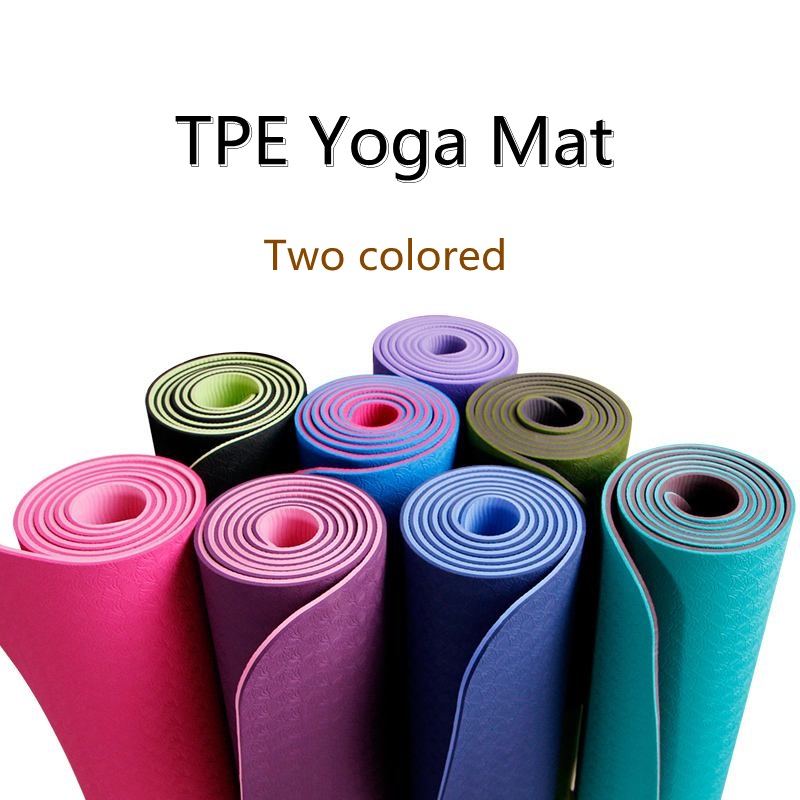 Tappetino yoga doppio colore
